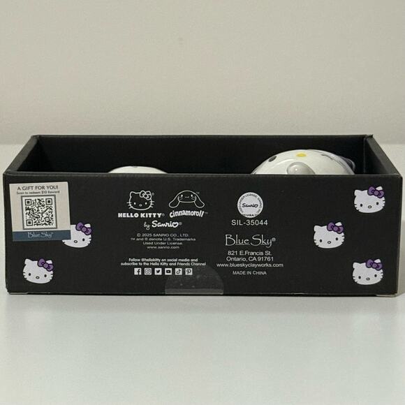 New Blue Sky Hello Kitty & Cinnamonroll Halloween Mummy Salt and Pepper Shakers - Picture 5 of 6